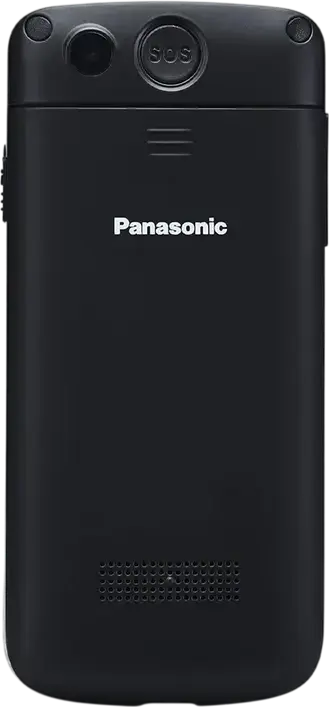 Panasonic KX-TU110 Dual-SIM 2G Feature Phone, 1.77-inch TFT LCD, 1000 mAh Battery, SOS Button, Shock Resistant, Bluetooth, USB Type-C, Black