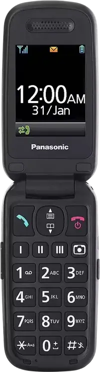 KX-TU446 Panasonic 2G Rubber Grey Clam Shell