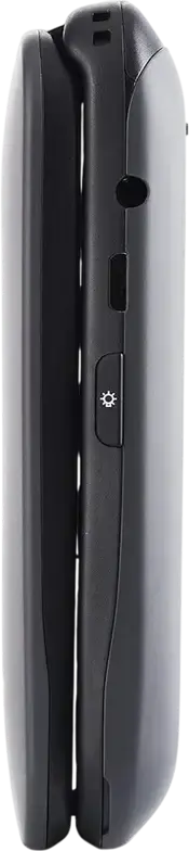 Panasonic KX-TU446 Clamshell Flip Phone, 2.4-inch TFT Display, 2G EDGE, microSD, NFC, Wi-Fi, GPS, MIL-STD-810G Waterproof and Dust-resistant, Grey