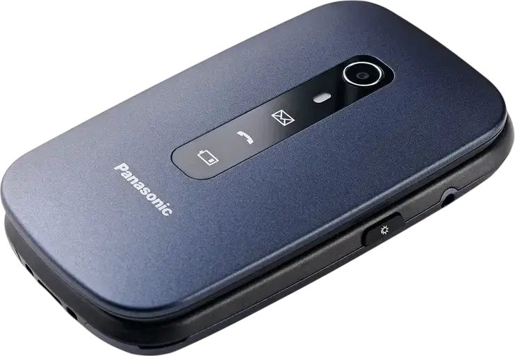 Telefon Flip Panasonic KX-TU550 4G LTE, Clamshell Robust MIL-STD-810G, Ecran 2.8 inch, Unisoc T117, Slot microSD, Bluetooth 5.0, USB Type-C