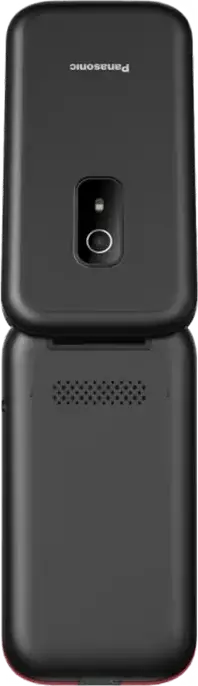 Telefon Flip Panasonic KX-TF600 4G LTE VoLTE, Ecran TFT LCD 2.8 inchi, nano-SIM, microSD, Bluetooth 5.0, USB Type-C, Rezistenta IP44, Negru