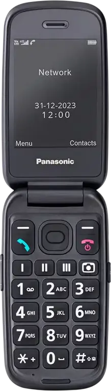 KX-TU550 Panasonic 4G Black Clam Shell