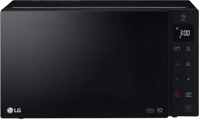 LG MH6535NBS Freestanding Microwave Oven with Grill, 25L, Smart Inverter Technology, 1000W Microwave, 900W Quartz Grill, Black