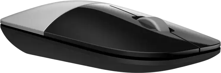 HP Z3700 Wireless Optical Mouse, Silver, 1200 DPI, 2.4GHz RF Connectivity, Ambidextrous Slim Design, 3 Buttons with Scroll Wheel, USB Nano Receiver