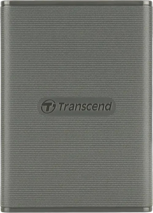Transcend ESD360C 1TB Portable External SSD, USB 3.2 Gen 2x2 20Gbps, 2000MB/s Read/Write, 3D NAND, MIL-STD-810G Shockproof, AES 256-bit Encryption, Gray