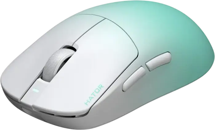 Gaming Mouse HATOR Quasar 3 Ultima 8K Wireless, Alb | Mentă