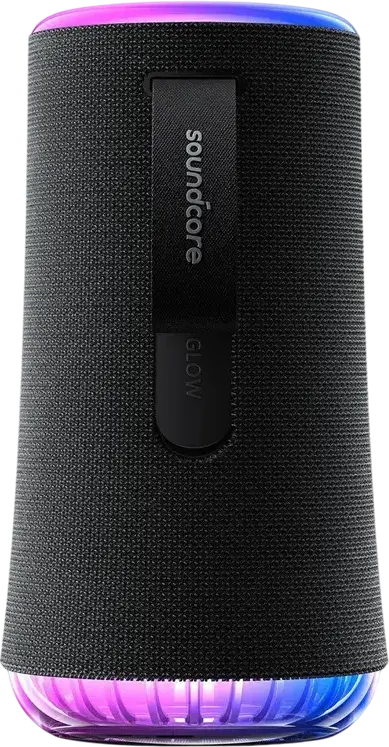 Boxa Portabila Anker SoundCore Glow Bluetooth, 30W RMS, Sunet 360 Grade, Rezistenta IP67, Baterie 18h, PartyCast 2.0, Spectacol Lumini LED, Negru