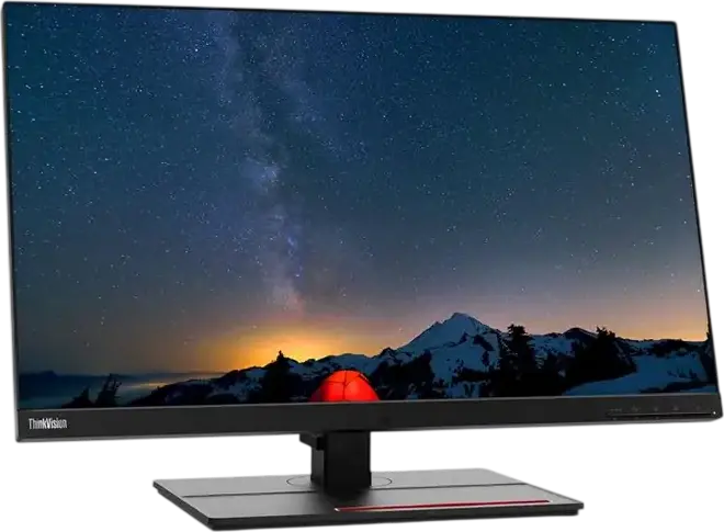 Монитор Lenovo ThinkVision P27u-20 27 дюймов 4K UHD IPS, 3840x2160, HDR400, хаб Thunderbolt 4, RJ45 Ethernet, USB-C, антибликовый, эргономичный, черный