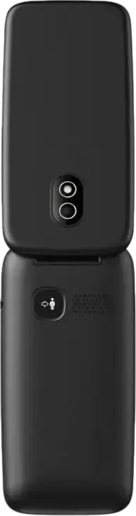 Panasonic KX-TU410 4G LTE Clamshell Flip Phone, 2.4-inch Display, IP44 Dust and Splash Resistant, SOS Button, Bluetooth 5.0, nano-SIM, USB-C
