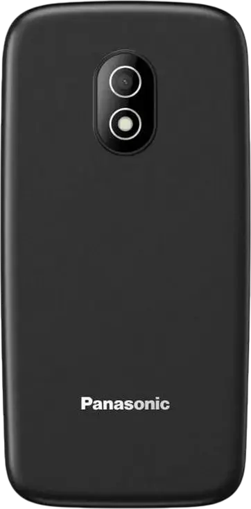 Panasonic KX-TU410 4G LTE Clamshell Flip Phone, 2.4-inch Display, IP44 Dust and Splash Resistant, SOS Button, Bluetooth 5.0, nano-SIM, USB-C