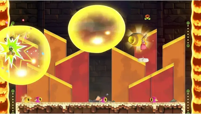 Nintendo Super Mario Bros. Wonder Ediție Nintendo Switch 2 Upgrade Pack, Rezoluție 4K, 60 fps, Personaje Noi Rosalina și Co-Star Luma, Cartuș
