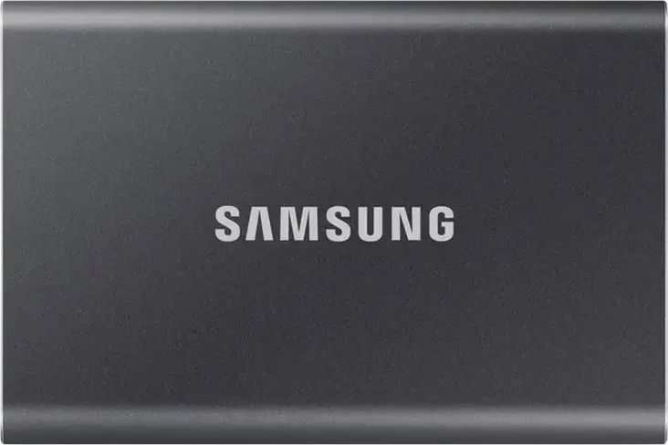 Samsung T7 Portable External SSD MU-PC4T0T/WW 4TB NVMe USB 3.2 Gen 2 Up to 1050MB/s Read 1000MB/s Write AES 256-bit Encryption Titan Gray