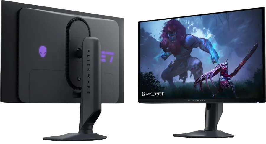 Dell Alienware AW2725DF 27 inch QD-OLED Gaming Monitor, WQHD 2560x1440, 360Hz, 0.03ms GtG, NVIDIA G-SYNC, AMD FreeSync Premium Pro, KVM Switch, Black