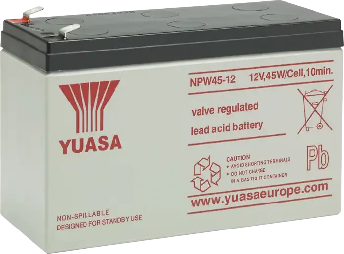Acumulator UPS Yuasa NPW45-12-TW, 12V, 7,5Ah
