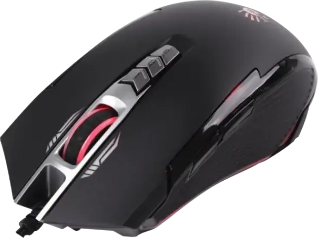 Игровая проводная мышь Bloody P93s, сенсор BC3332-S, 8000 CPI, отклик 0.2 мс, RGB-подсветка, переключатели Light Strike LK, 8 кнопок, черный