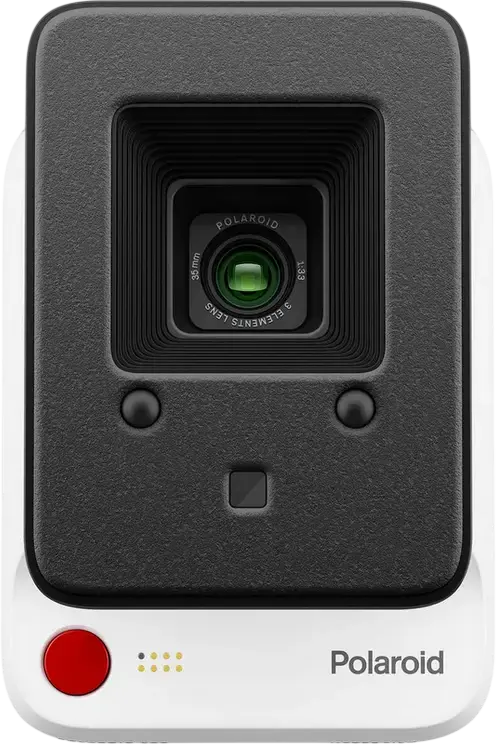 Polaroid Lab Instant Photo Printer, Digital-to-Analog Smartphone Printer for i-Type and 600 Film, White, 35mm f/3.8 Lens, Rechargeable Battery