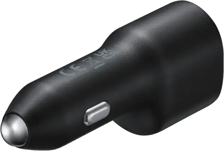 Samsung EP-L4020 Car Charger Duo 40W Dual Port USB-C 25W Super Fast Charging si USB-A 15W Adaptor Auto, Negru