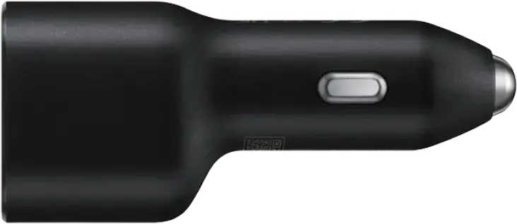 Samsung EP-L4020 Car Charger Duo 40W Dual Port USB-C 25W Super Fast Charging si USB-A 15W Adaptor Auto, Negru