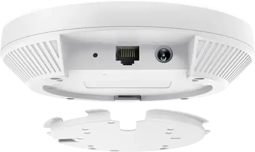 TP-Link EAP613 AX1800 Точка доступа WiFi 6 потолочного монтажа, двухдиапазонная 1775 Мбит/с, Gigabit Ethernet, PoE+, Omada SDN, MU-MIMO, OFDMA, WPA3, Белый