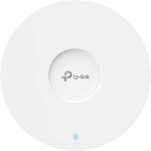 TP-Link EAP613 AX1800 Точка доступа WiFi 6 потолочного монтажа, двухдиапазонная 1775 Мбит/с, Gigabit Ethernet, PoE+, Omada SDN, MU-MIMO, OFDMA, WPA3, Белый