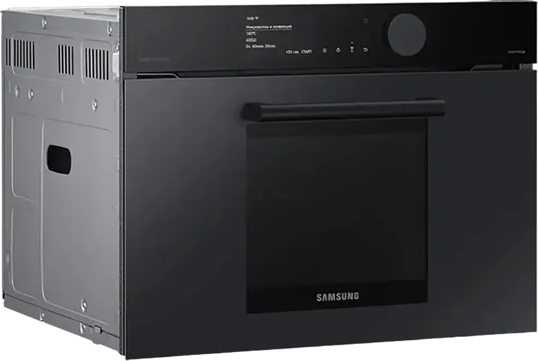 Cuptor Electric Incorporabil Samsung NV75T8979RK Infinite Line, Dual Cook, Gătit cu Abur, Curățare Pirolitică, 75L, Clasa Energetică A+, Onyx Black, WiFi