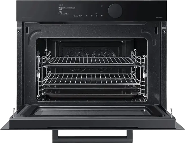 Cuptor Electric Incorporabil Samsung NV75T8979RK Infinite Line, Dual Cook, Gătit cu Abur, Curățare Pirolitică, 75L, Clasa Energetică A+, Onyx Black, WiFi