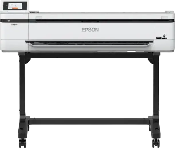 Epson SureColor SC-T3100 Large Format Technical Printer Plotter, PrecisionCore, UltraChrome XD2 Pigment Ink, 2400x1200 DPI, A1/A2/A3, Wi-Fi, Ethernet, White