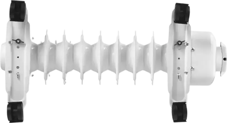 Zanussi ZOH/CS-09W Oil Radiator, 2000W Max Power, 3 Heating Levels, 9 Fins, Adjustable Thermostat, Overheat Protection, White, 62.5x43.8x24 cm