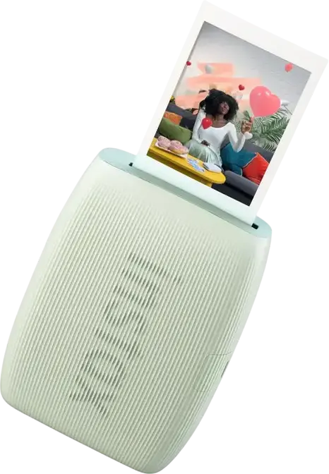 Fujifilm instax Mini Link 3 Smartphone Printer, Bluetooth 5.1, OLED Display, instax AiR Studio, 3 LED Lights, for instax mini Instant Film, Sage Green