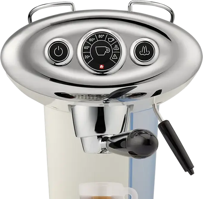 Кофемашина illy X7.1 iperEspresso, Белый, 1200 Вт, Помпа 15 бар, Термоблок из нержавеющей стали, Резервуар 1200 мл, Капучинатор Pannarello, Сделано в Италии