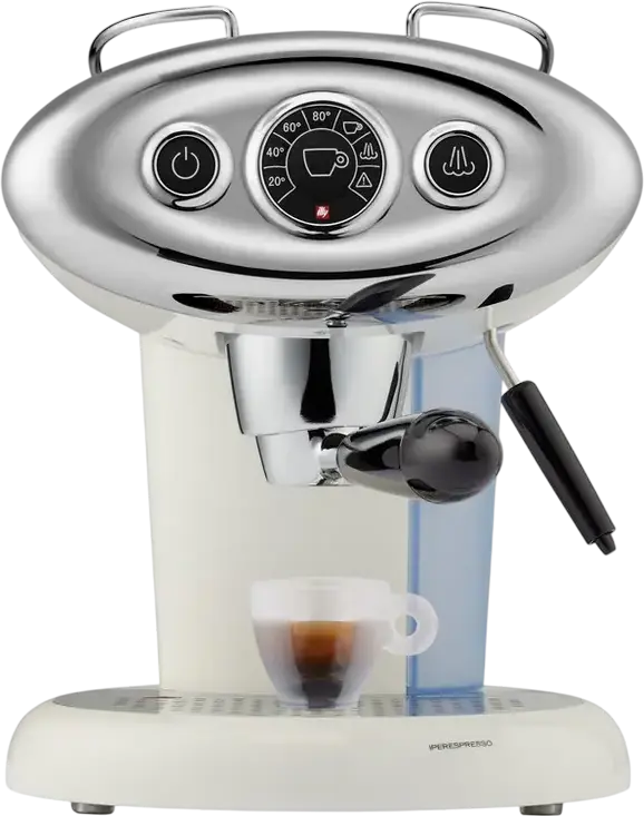 Кофемашина illy X7.1 iperEspresso, Белый, 1200 Вт, Помпа 15 бар, Термоблок из нержавеющей стали, Резервуар 1200 мл, Капучинатор Pannarello, Сделано в Италии