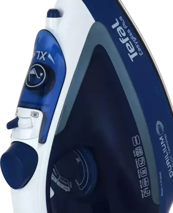 Утюг с паровым ударом Tefal FV5735E0 Easygliss Plus, 2500 Вт, керамическая подошва Durilium Airglide, паровой удар 220 г/мин, антикапельная система