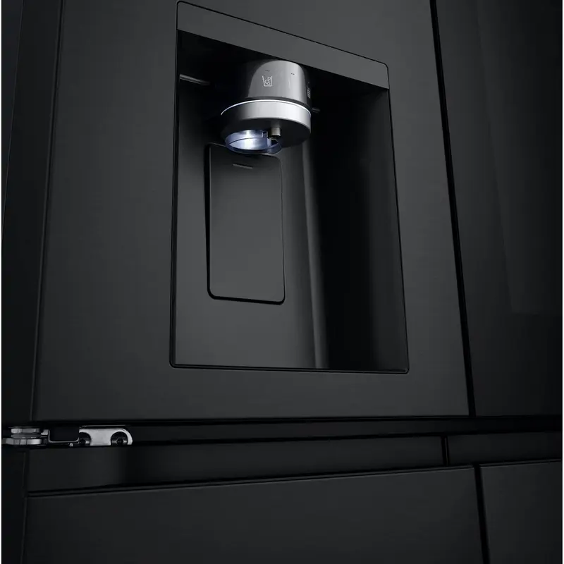Frigider LG GMG860EPBE Side-by-Side Multi-Door, Negru Mat, Volum Net 508L, InstaView Door-in-Door, Compresor Smart Inverter, ThinQ, 178.7x83.5x73 cm