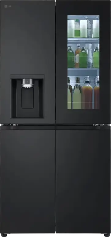 Frigider LG GMG860EPBE Side-by-Side Multi-Door, Negru Mat, Volum Net 508L, InstaView Door-in-Door, Compresor Smart Inverter, ThinQ, 178.7x83.5x73 cm