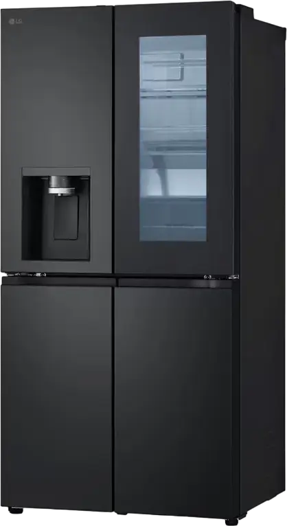 Frigider LG GMG860EPBE Side-by-Side Multi-Door, Negru Mat, Volum Net 508L, InstaView Door-in-Door, Compresor Smart Inverter, ThinQ, 178.7x83.5x73 cm