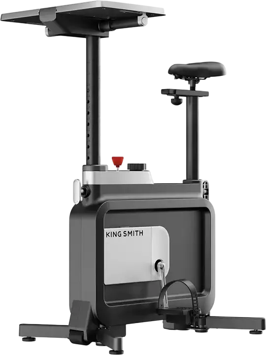 Bicicleta Exerciului Pliabila Kingsmith W1B Under-Desk, Rezistenta Magnetica 8 Nivele, Birou Integrat, Design Compact, Greutate Maxima 120-150kg, Negru