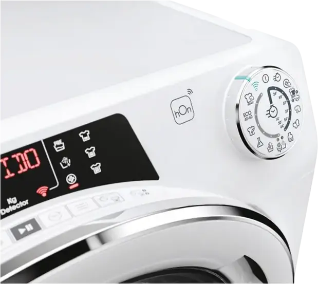 Candy RO14116DWMCT-S Front-load Washing Machine, 11kg Capacity, 1400 RPM, Energy Class A, Brushless Inverter Motor, Steam, Wi-Fi, hOn App, White