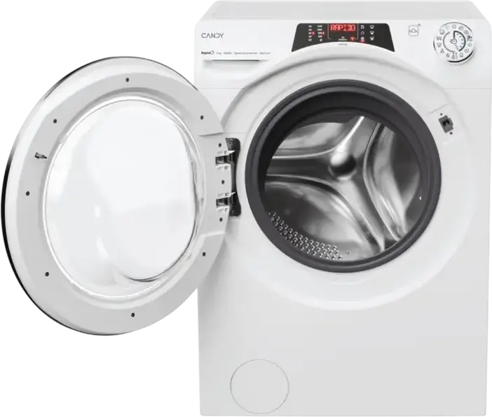Candy RO14116DWMCT-S Front-load Washing Machine, 11kg Capacity, 1400 RPM, Energy Class A, Brushless Inverter Motor, Steam, Wi-Fi, hOn App, White