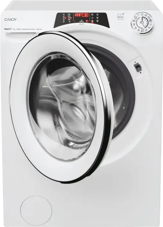 Candy RO14116DWMCT-S Front-load Washing Machine, 11kg Capacity, 1400 RPM, Energy Class A, Brushless Inverter Motor, Steam, Wi-Fi, hOn App, White