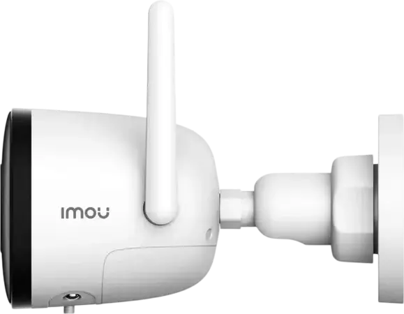 IMOU Bullet 2C 5MP Outdoor Security Camera, 2688x1664 Resolution, IP67 Weatherproof, IR Night Vision 30m, Human Detection, Wi-Fi/Ethernet, H.265, White