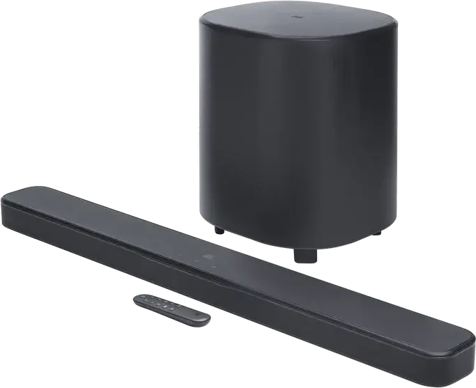 Звуковая панель JBL Bar 500MK2 5.1 CH, 750 Вт RMS, Dolby Atmos, DTS Virtual:X, беспроводной сабвуфер 260 мм (10"), Wi-Fi, Bluetooth 5.3, черный
