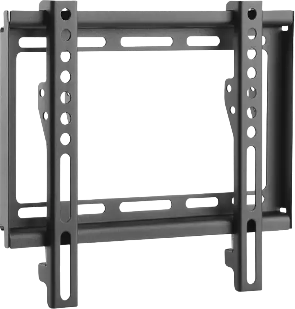 Gembird WM-42F-04 Fixed TV Wall Mount for 23" to 42" Screens, VESA up to 200x200mm, Max Load 35kg, Powder Coated Steel, Black