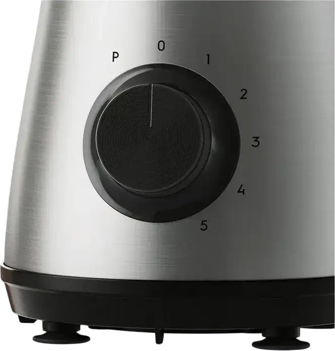 Electrolux Create 4 E4TB1-6ST Countertop Blender, 800W, 1.5L Thermo-Resistant Glass Jar, 4 TruFlow Stainless Steel Blades, 5 Speeds, Ice Crushing
