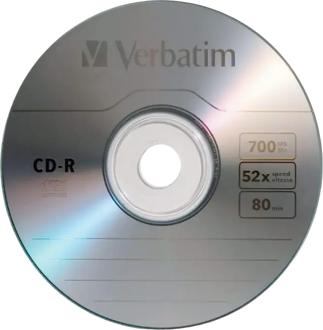 Verbatim V50S CD-R Discs 700 MB 80 Min 52x Write Speed, 50 Pack Spindle for Photos, Music and Documents