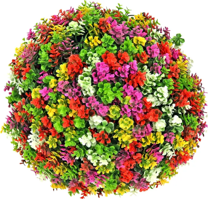 Artificial Grass Ball Decorative Sphere 28 cm Plastic Foliage for Home and Garden Ornament