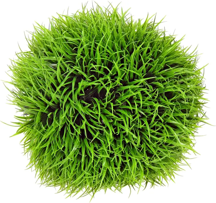Artificial Grass Sphere Decorative Ball for Home and Garden Decoration, Synthetic Plastic Greenery, 32 cm Diameter