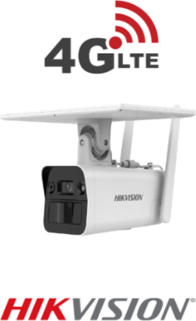 Cameră IP de supraveghere 4 MP 4G cu panou solar Hikvision DS-2XS2T41G1-ID/4G/C05S07 IP-камера видеонаблюдения 4 МП 4G с солнечной панелью Hikvision DS-2XS2T41G1-ID/4G/C05S07