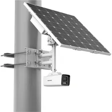 Cameră IP solară 4MP Smart 4G cu iluminare IR de până la 30m Hikvision DS-2XS6A47G1-LS/C36S80 Цилиндрическая солнечная 2Мп Smart 4G IP-камера с ИК-подсветкой до 30м Hikvision DS-2XS6A47G1-LS/C36S80