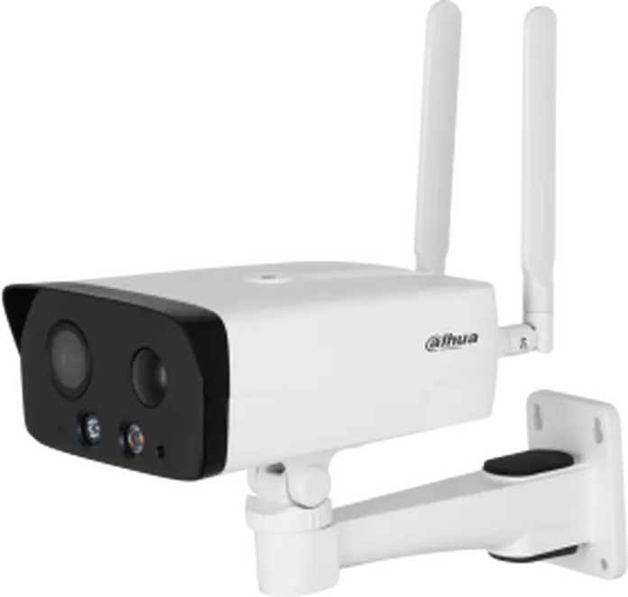 IP-камера Dahua DH-IPC-HFW3441DG-AS-4G-EAU-B серии WizSense 3, 4Мп, 4G LTE, объектив 3.6мм, ИК 50м, двусторонняя аудиосвязь, датчик PIR, IP67, 8ГБ eMMC
