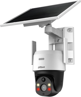 Dahua DH-SD2A400HB-GN-AGQ-PV-SP-EAU 4MP PTZ Solar Camera, 4G LTE, 1/2.8" CMOS, 30m IR & White Light, Two-Way Audio, IP66, 10Ah Battery, Micro SD Slot